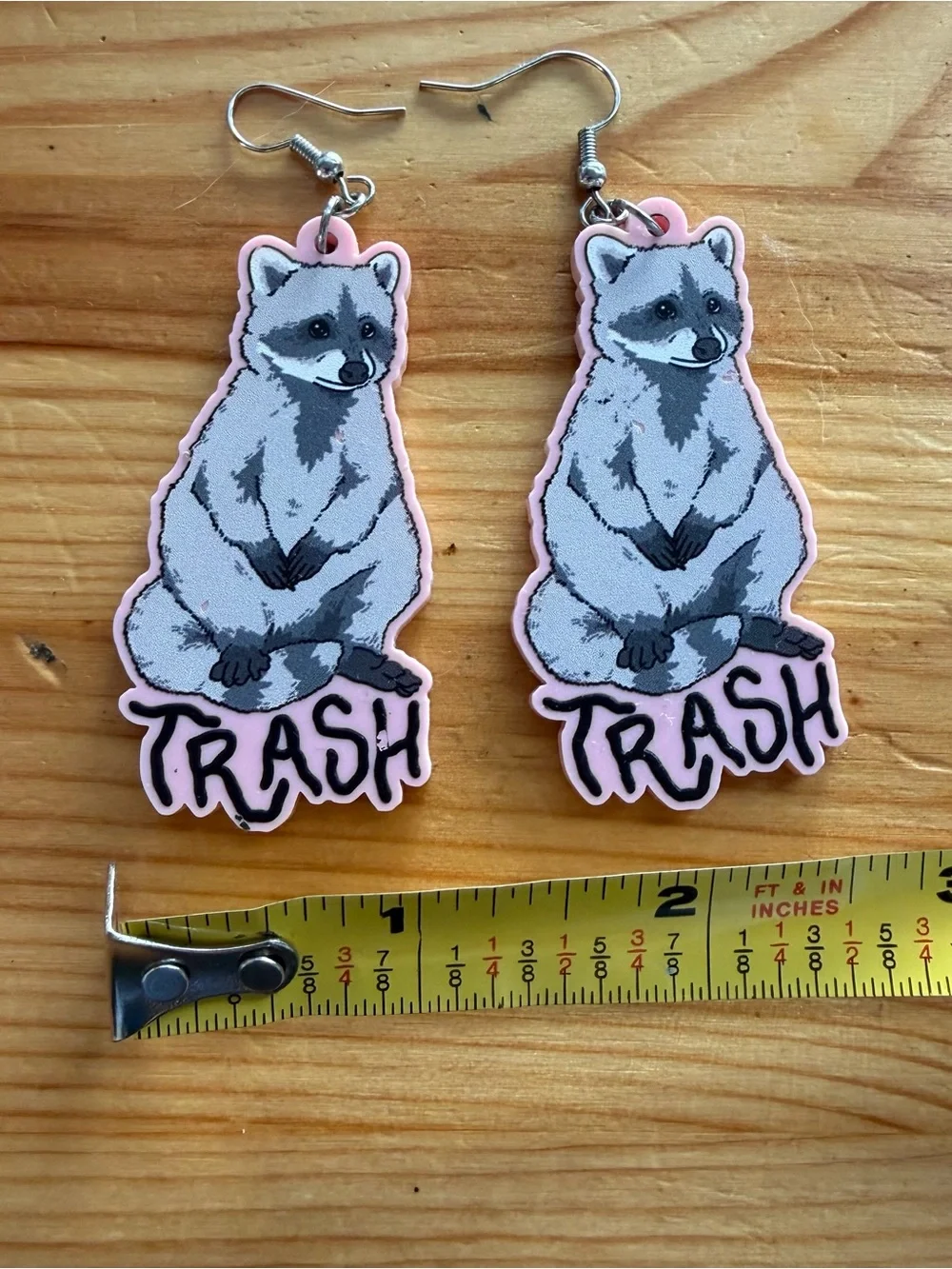 Hand Crafted Pink Raccoon 